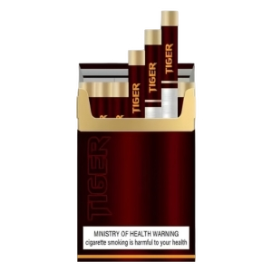 Home tiger cigar red